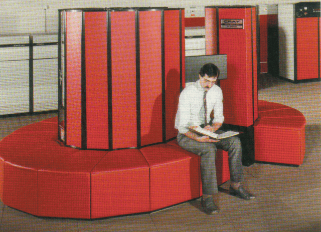 소파로 사용 된 슈퍼컴퓨터 (이미지=SERC)