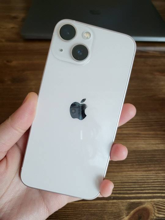 '아이폰13 미니' 핑크 색상. 김나인 기자