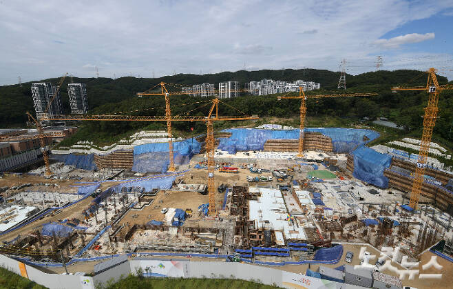성남 대장동 개발사업지 모습. 이한형 기자