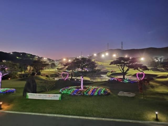 해솔리아CC 코스 입구.