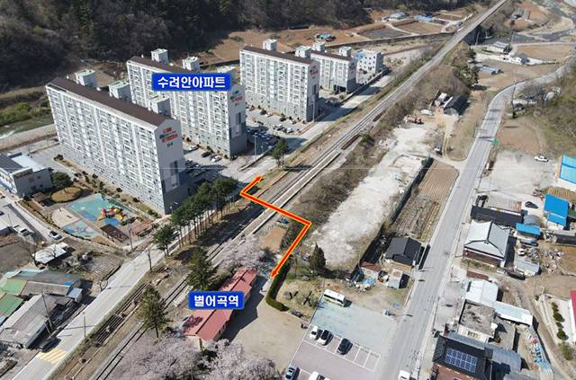 ▲남면 지하보도. ⓒ정선군