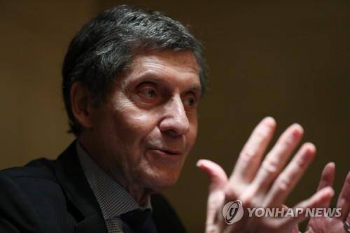 조지프 디트라니 전 미 국무부 대북담당 특사 (서울=연합뉴스) 조지프 디트라니 전 미 국무부 대북담당 특사가 2018년 6월 서울 중구 웨스틴조선 호텔에서 연합뉴스와 인터뷰를 하고 있다. 2021.10.18 [연합뉴스 자료사진] photo@yna.co.kr