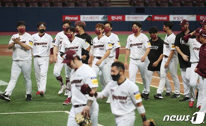 키움 히어로즈 선수단 2021.8.10/뉴스1 © News1 박정호 기자