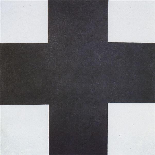말레비치 '검은 십자가(1923년작)'. 프랑스 파리 국립근대미술관 제공 Ⓒ Musée d'Art Moderne de Paris