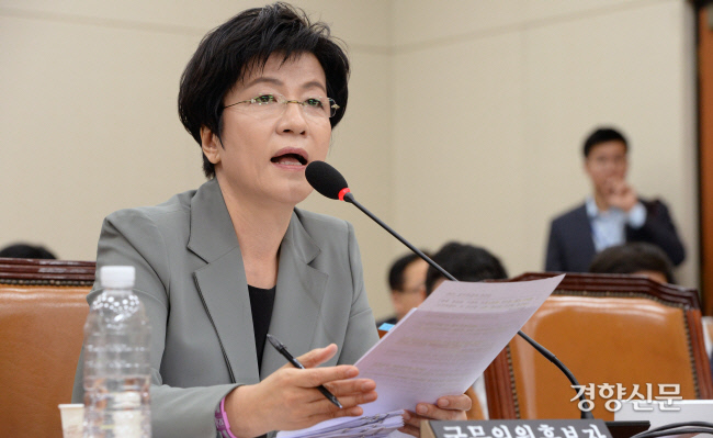 더불어민주당 김영주 의원. 경향신문 자료사진