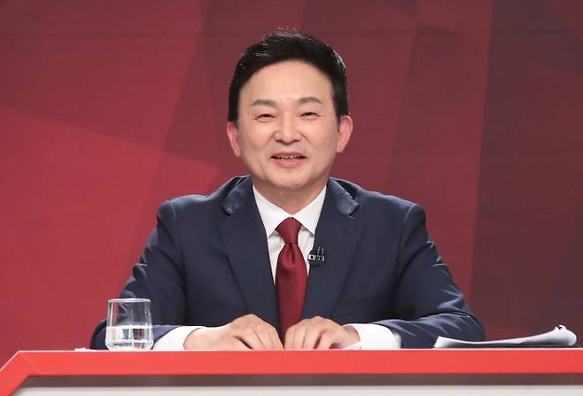 TV 토론하는 원희룡 [사진 출처 = 연합뉴스]