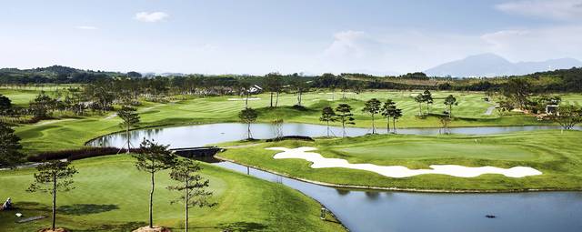 [해남=뉴시스] 전남 해남의 대중제 골프장 솔라시도CC 전경.  *재판매 및 DB 금지