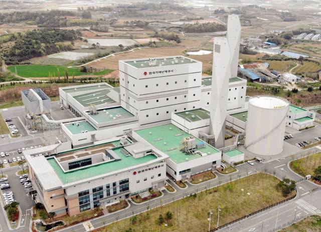 광주전남 SRF 열병합발전소 전경 /사진제공=한국지역난방공사