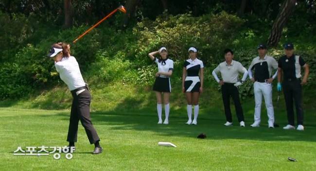 SBS 스포츠 예능 ‘편먹고 공치리’ 방송 장면. 사진 SBS 방송화면 캡쳐