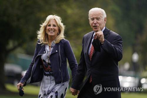 조 바이든 미국 대통령 부부 [AP 연합뉴스 자료사진. 재판매 및 DB 금지]