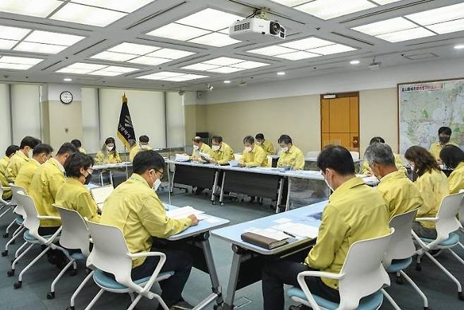 부산시, 코로나19 단계적 일상회복 대책 논의 [부산시 제공. 재판매 및 DB 금지]