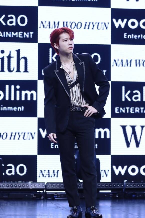 남우현이 19일 새 앨범 'With' 발표 온라인 쇼케이스를 진행했다. 그는 "2년여 동안 기다려준 팬 분들에게 전하는 고마움과 앞으로 모든 면모를 함께 하고자 하는 진실한 마음을 담았다"고 말했다. /울림엔터 제공