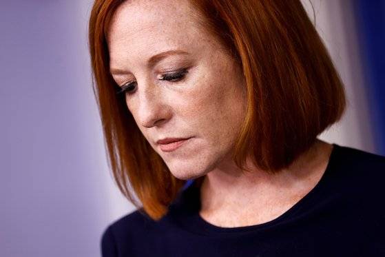 18일(현지시간) 미국 백악관 대변인 집무실에서 만난 젠 사키 대변인은 여러 현안에도 대북 문제가 여전히 미국 정부의 최우선 순위 중 하나라고 말했다. [로이터=연합뉴스]