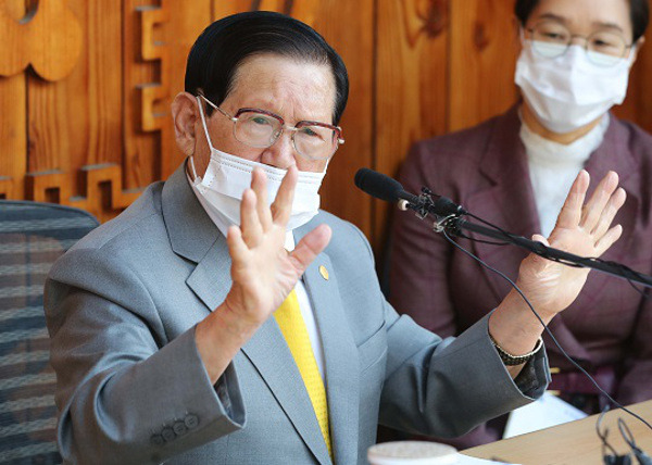 이만희 신천지 교주.