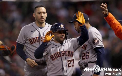 휴스턴이 반격에 성공했다. 사진(美 보스턴)=ⓒAFPBBNews = News1