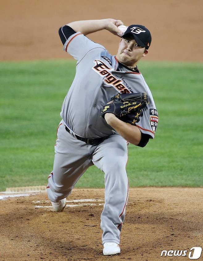 한화 이글스 김민우. 2021.9.10/뉴스1 © News1 김진환 기자