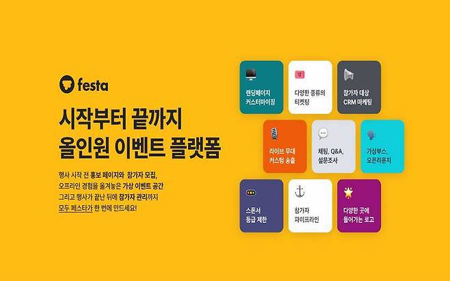 페스타의 올인원 솔루션, 출처=페스타