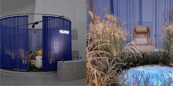 ‘2021 DDP 디자인페어’에 전시된 누하스 부스의 내외부 전경/사진제공=누하스