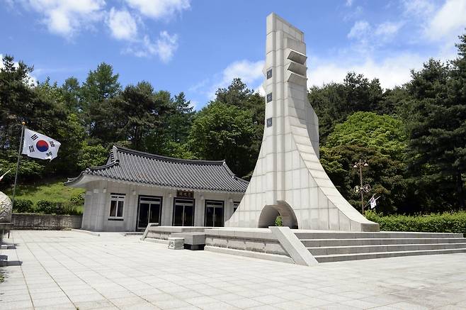 음성 감우재 전승기념관 전경 [음성군 제공. 재판매 및 DB 금지]