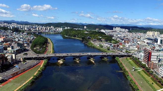 진주시 내 항공촬영 [진주시 제공. 재판매 및 DB 금지]