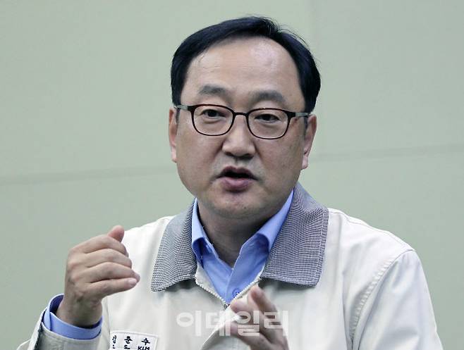 ▲김준수 동서식품연구소 솔루블커피팀장. (사진=김태형 기자)