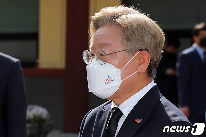 이재명 더불어민주당 대선 후보. 2021.5.18/뉴스1 © News1 황희규 기자