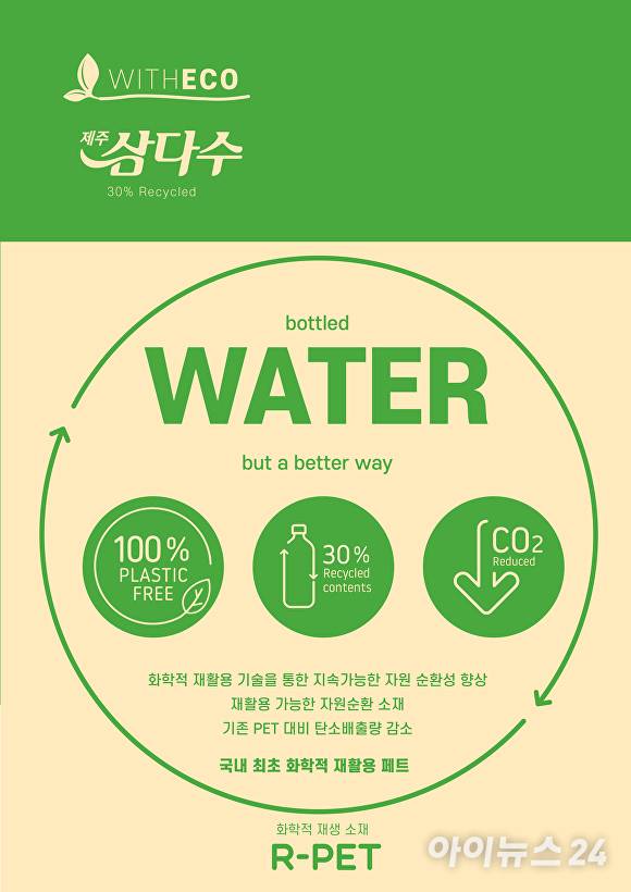 제주삼다수 재생페트 설명 이미지 [사진=제주삼다수]