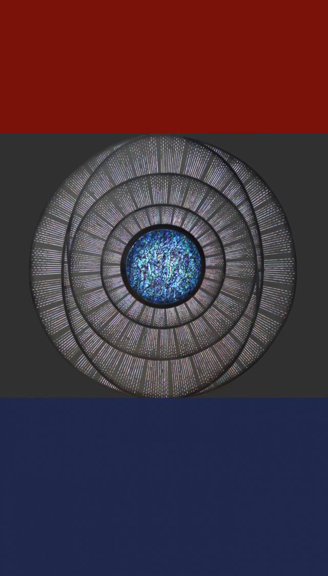 김성수의 옻칠회화 작품 '초점' /사진제공=통영옻칠미술관