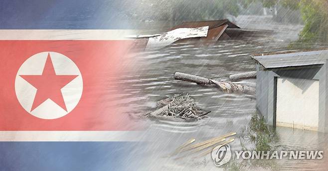 북한 홍수피해·풍수해(PG) [정연주 제작] 사진합성·일러스트
