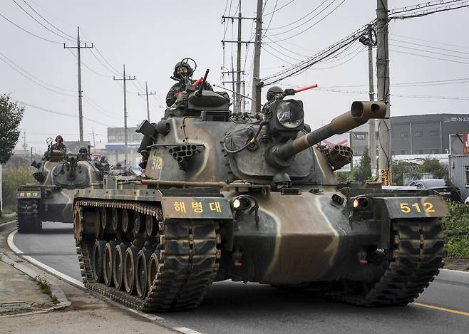 해병대 전차 [해병대 2사단 제공. 재판매 및 DB 금지]