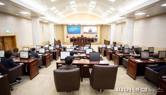 안산시의회 제272회 임시회 제2차 본회의. 사진제공=안산시의회