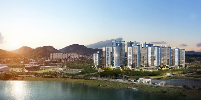 나주역자이 리버파크 조감도 [사진 = GS건설]