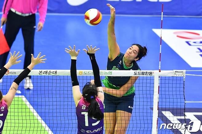 현대건설의 외국인 선수 야스민. (한국배구연맹 제공) © 뉴스1