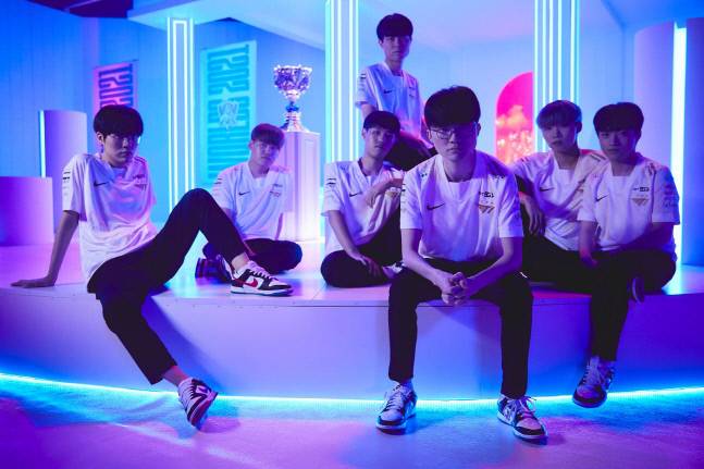 T1 단체. &nbsp;제공 | LCK