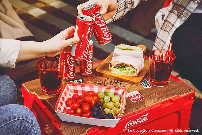와디즈 최초 공개 코카콜라 피크닉 세트.<사진=와디즈>