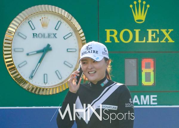 [사진=부산에서 열린 LPGA투어 BMW 챔피언십 당시 고진영 선수의 모습ⓒMHN 스포츠 권혁재 기자]