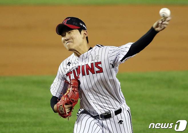 LG 트윈스 투수 임준형. 2021.10.21/뉴스1 © News1 김진환 기자