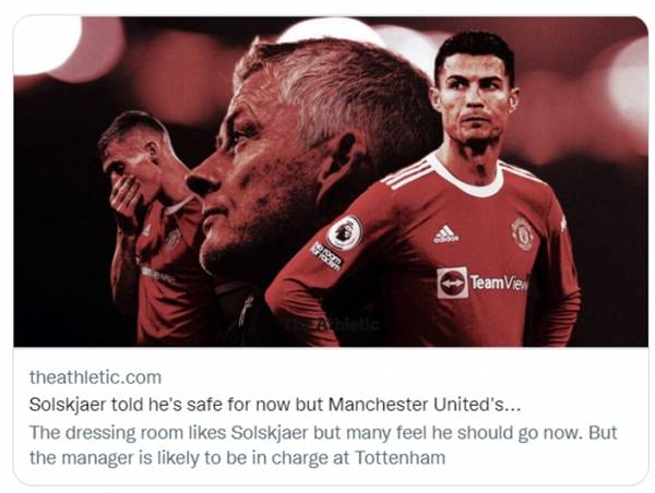 영국 언론 디 애슬래틱UK의 해당 내용 기사. 사진｜디 애슬래틱 SNS