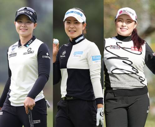2021년 한국여자프로골프(KLPGA) 투어 SK네트웍스·서경 클래식에 출전하는 임희정, 박민지(사진제공=KLPGA). 장하나 프로(사진제공=BMW 코리아)