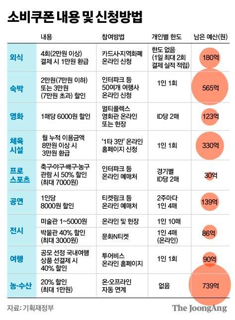 소비쿠폰 내용 및 신청방법 그래픽=김주원 기자 zoom@joongang.co.kr