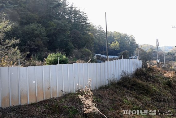 야생멧돼지 진입차단 울타리. 사진제공=경기북부청