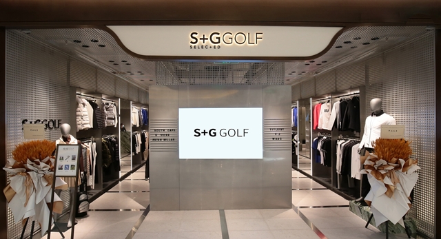 왁(WAAC)이 입점된 중국 베이징 SKP백화점 내 셀렉샵 'S+G GOLF' 매장 전경./사진제공=코오롱인더스트리FnC부문
