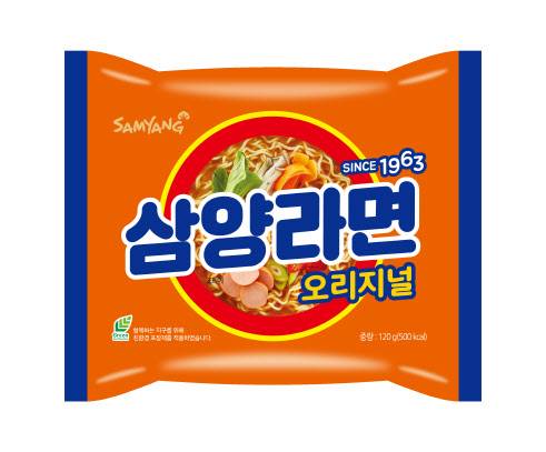 ▲최근 리뉴얼 출시한 ‘삼양라면 오리지널’ 패키지 모습.(사진=삼양식품)