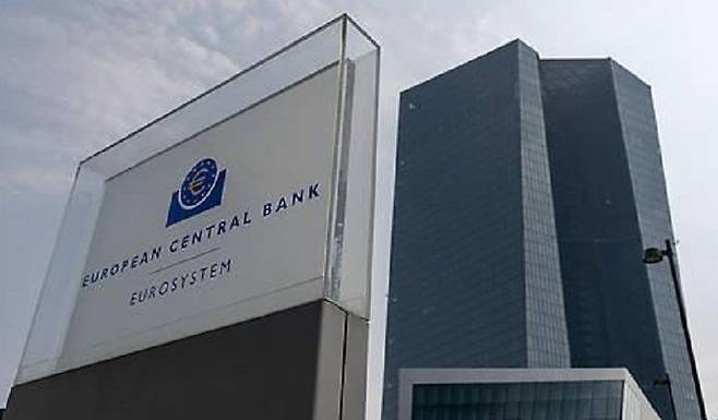 독일 프랑프푸르트에 있는 유럽중앙은행(ECB) 본부 건물. /EPA·연합뉴스