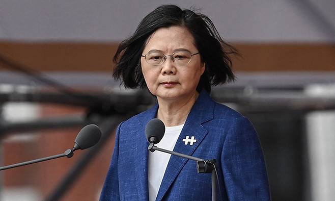 차이잉원 대만 총통. AFP연합뉴스