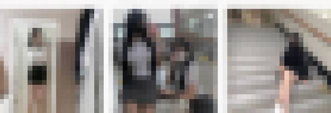 교복입은 학생들의 사진을 모아놓은 인스타그램 계정/인스타그램 캡처
