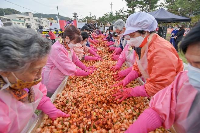 2021 공주 깍두기 축제 장면.(3)