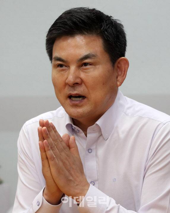 윤석열 캠프의 공동선대위원장인 김태호 국민의힘 의원. (사진=방인권 기자)