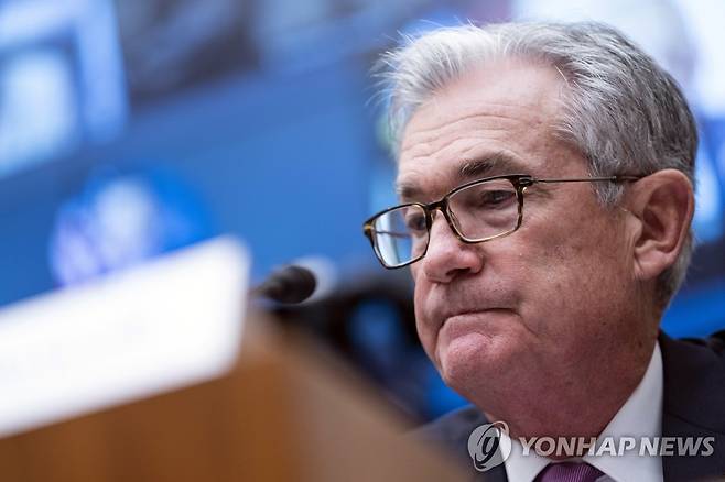 제롬 파월 미 연준 의장 [AP 연합뉴스 자료사진. 재판매 및 DB 금지]