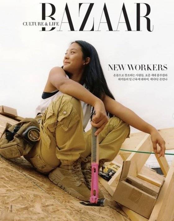 호주에서 자라면서 건축업을 꿈꿨던 이아진(19)씨는 어느덧 3년차 목수로 일하고 있다. 사진 하태민 작가·하퍼스바자코리아